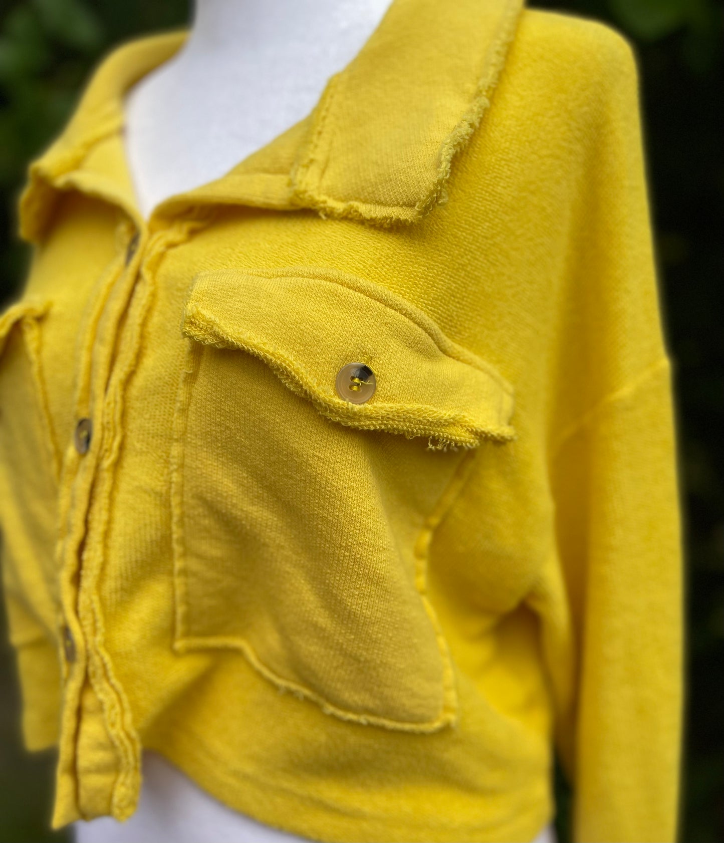 Bee Happy Cropped Shacket