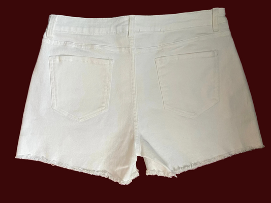Peach Love Stretch Denim Shorts