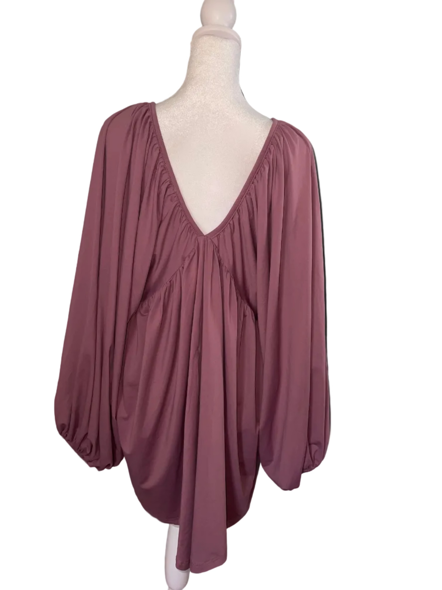Mauve Over Babydoll dress