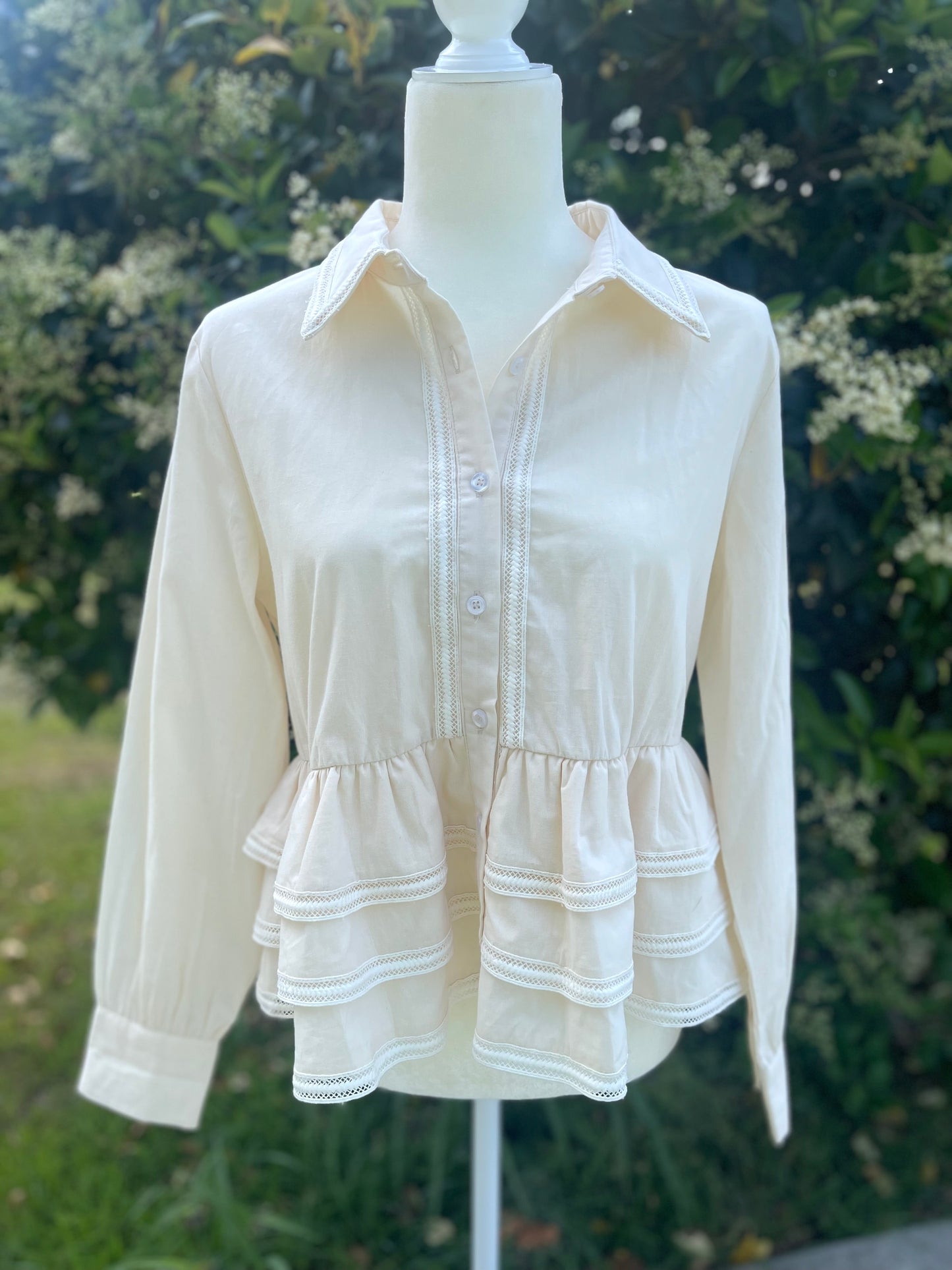 Chic Peplum Blouse