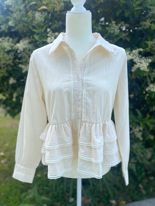 Chic Peplum Blouse