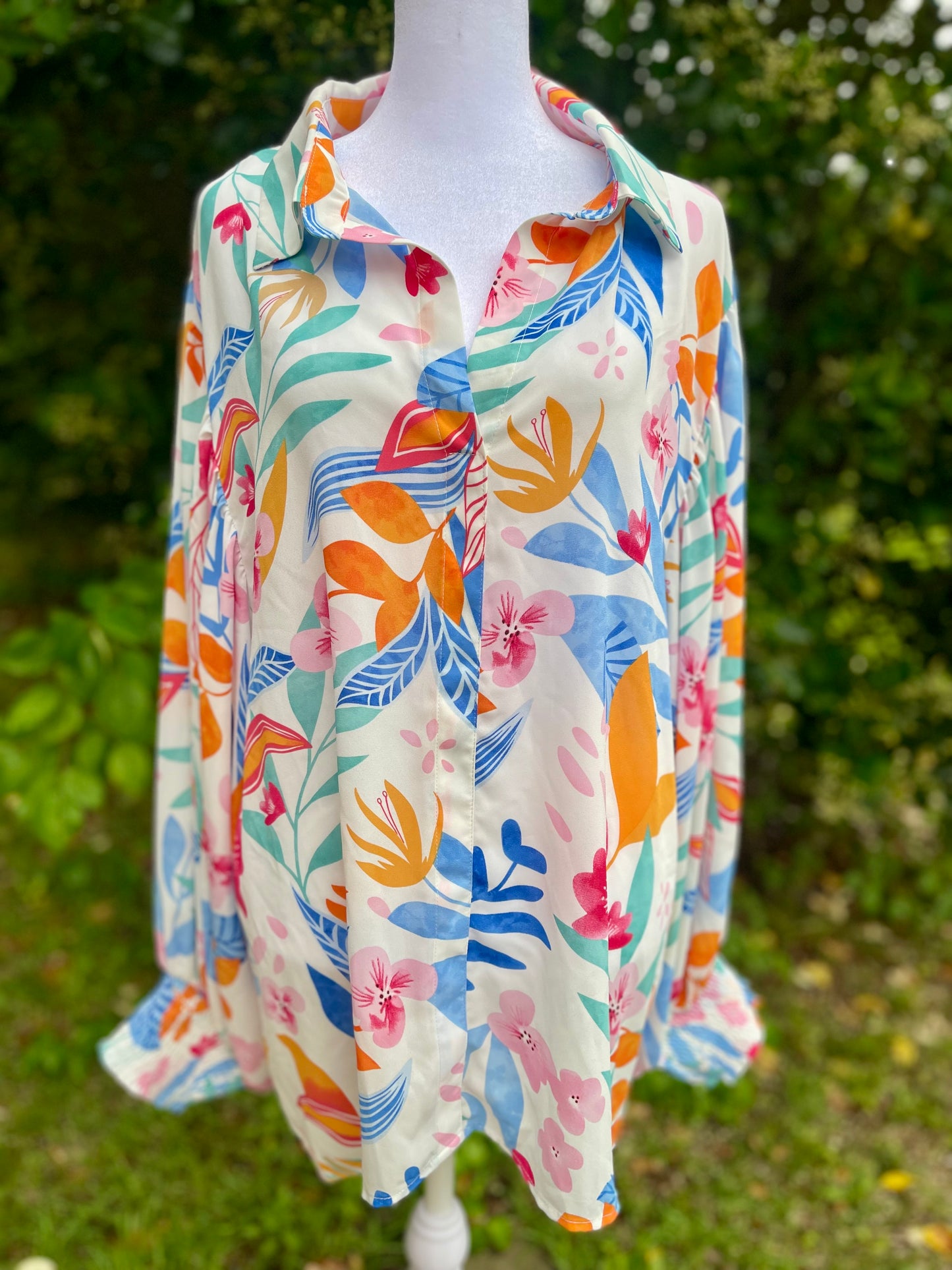 Tropical Vacation Blouse