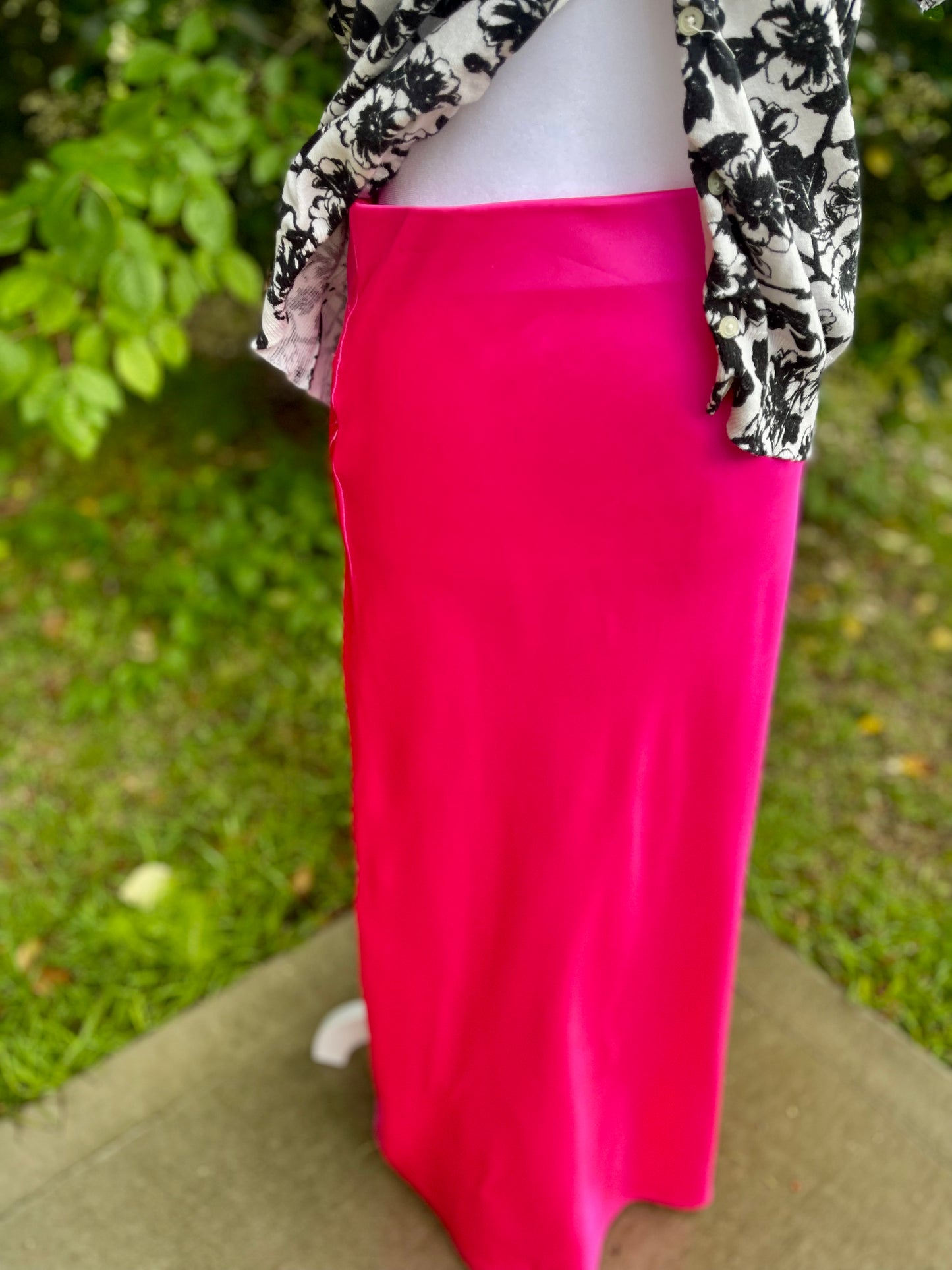 So Hot Pink Maxi Skirt