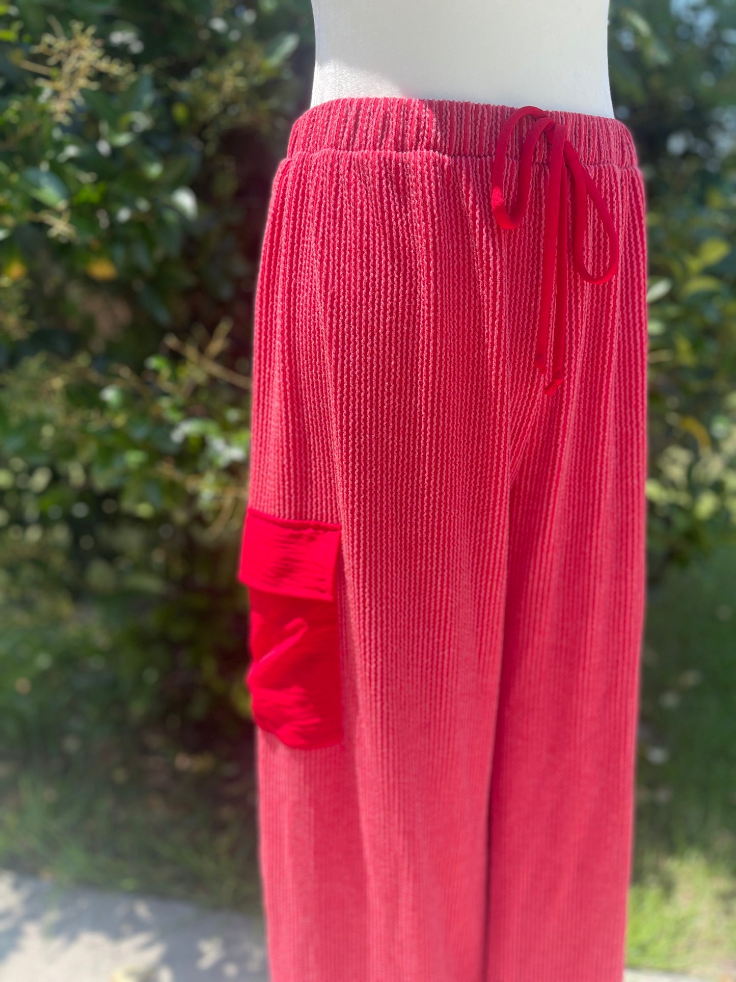 Pull on Wide leg Crop Pants