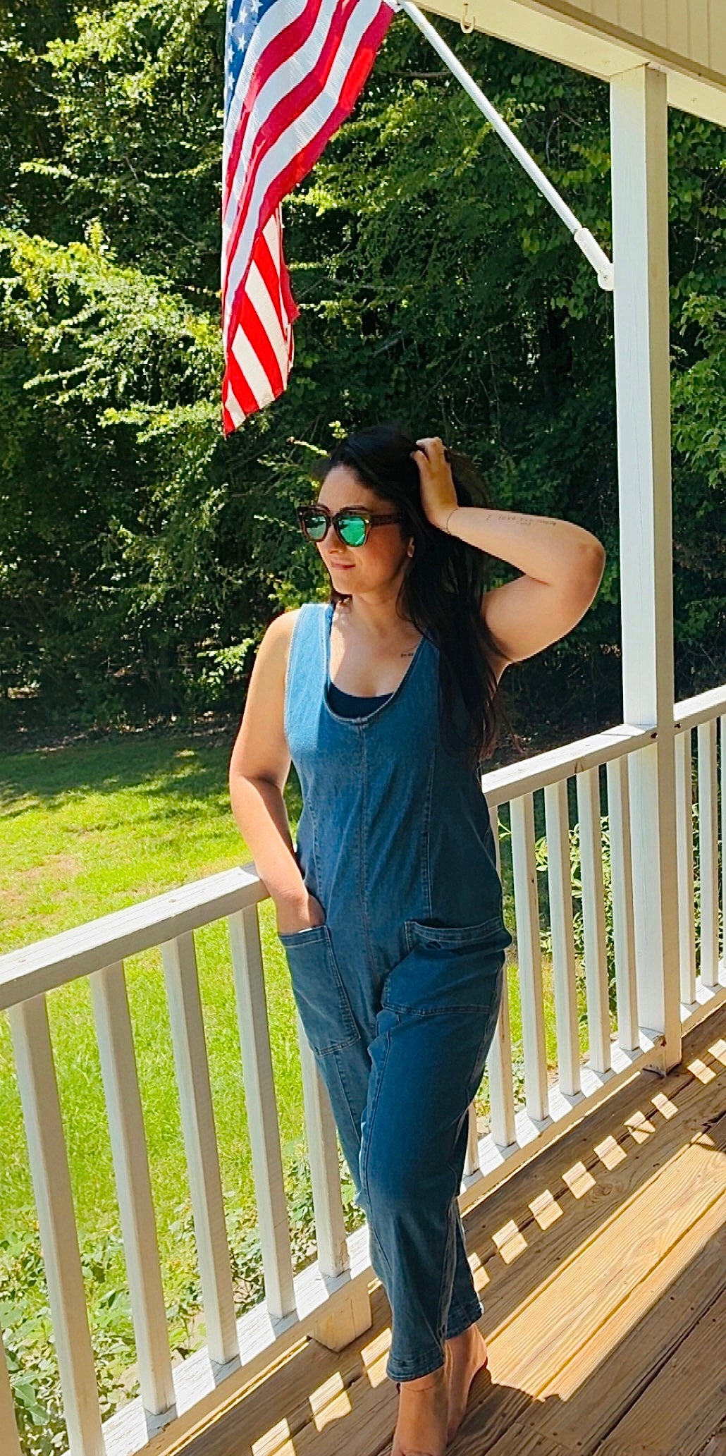 Denim Overalls