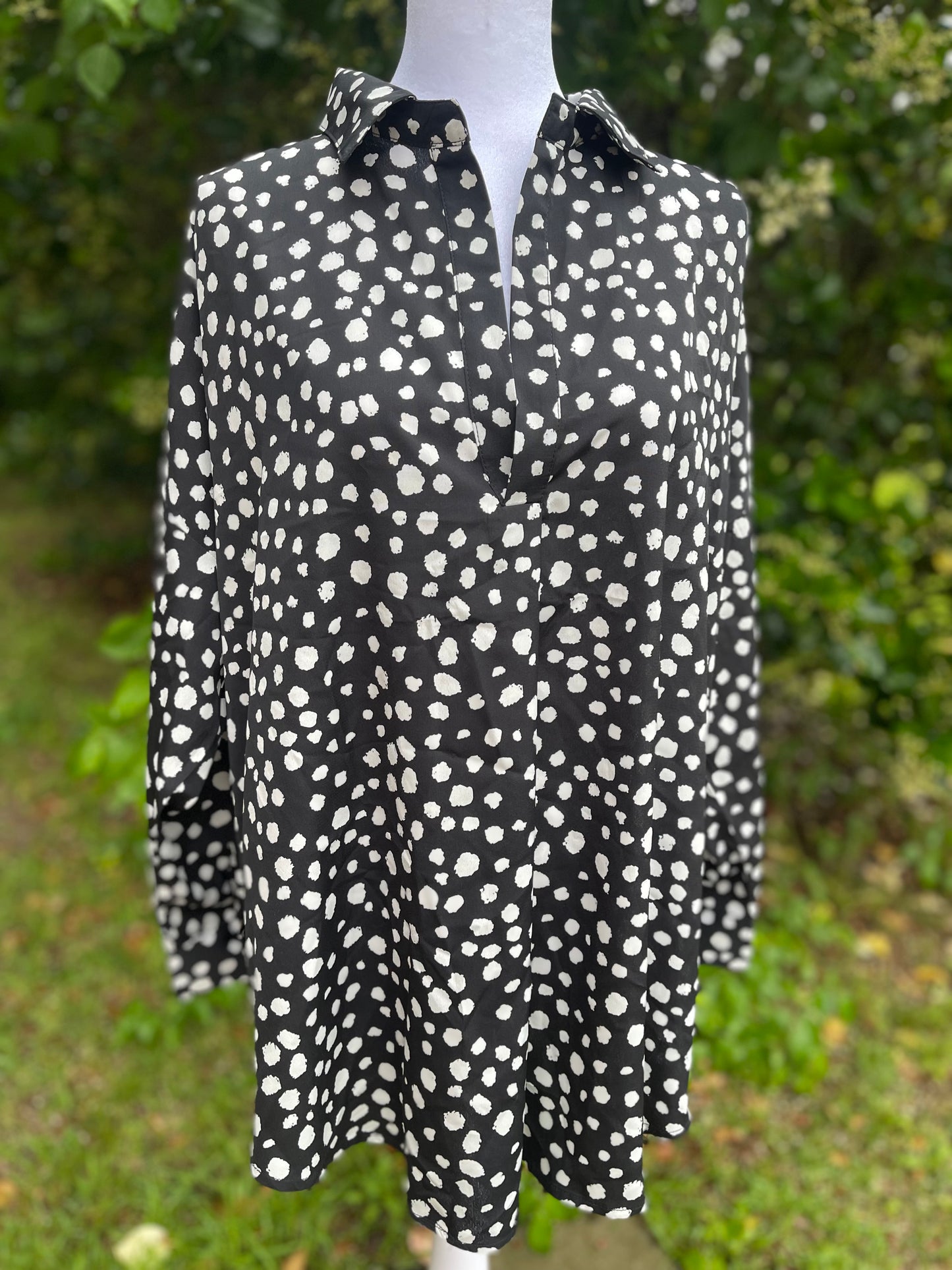 Spotted Dolman Tunic