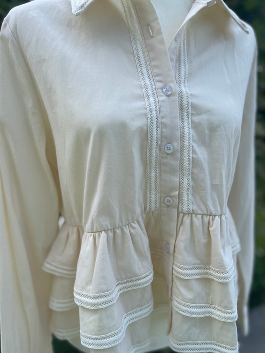 Chic Peplum Blouse