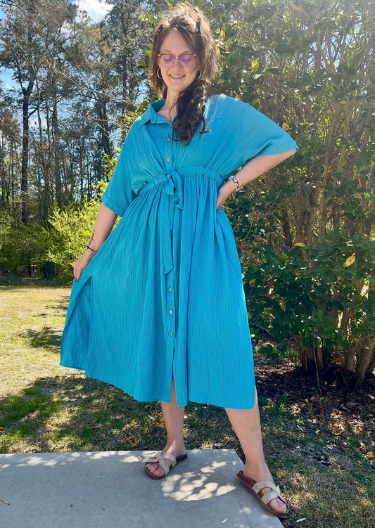 Picnic Date BLUE Dress