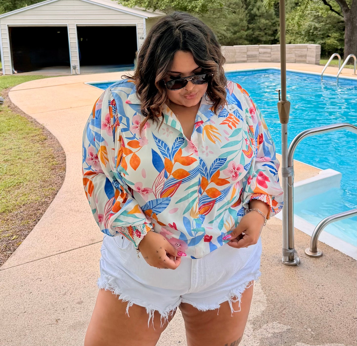 Tropical Vacation Blouse