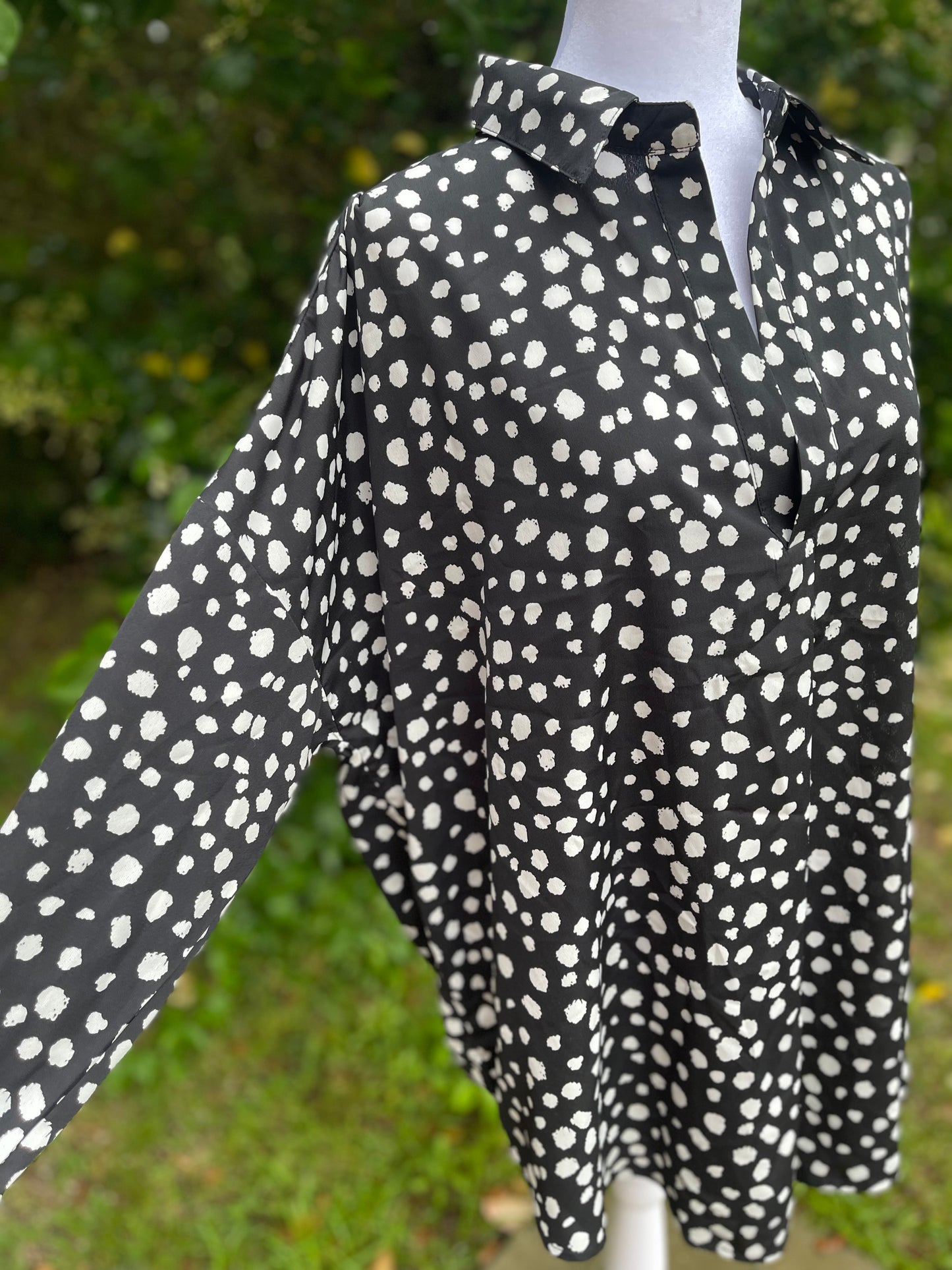 Spotted Dolman Tunic