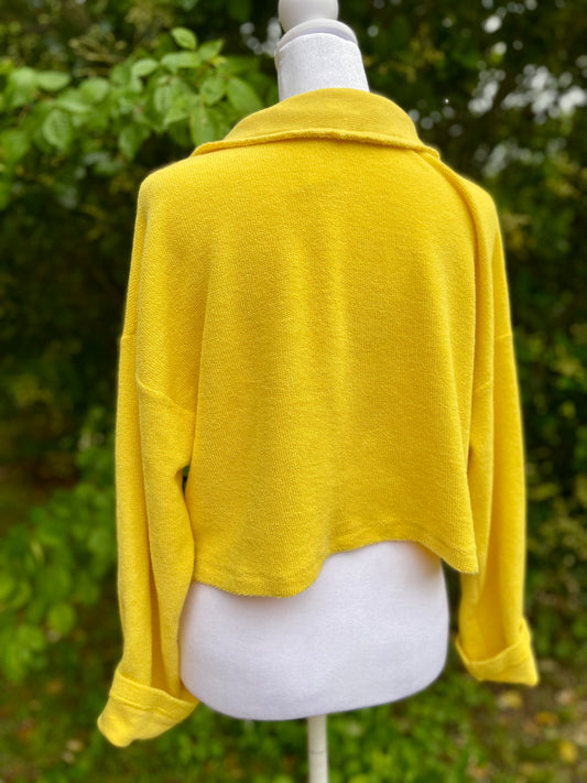 Bee Happy Cropped Shacket