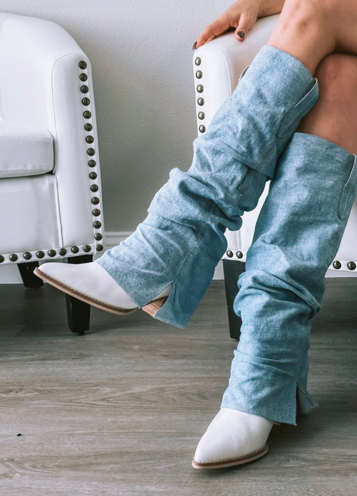 The Thea Denim Boot