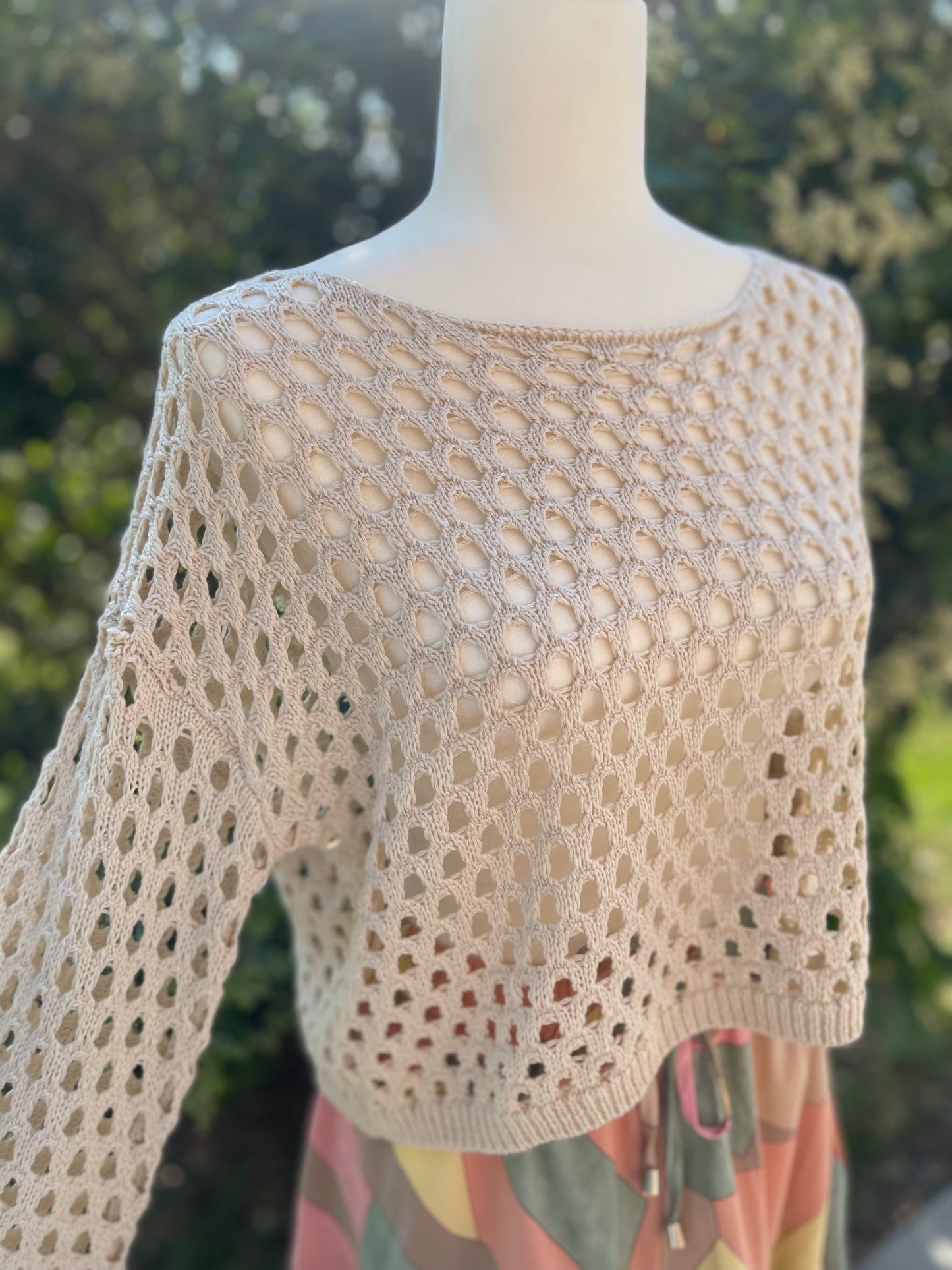 Crochet Long-Crop Top