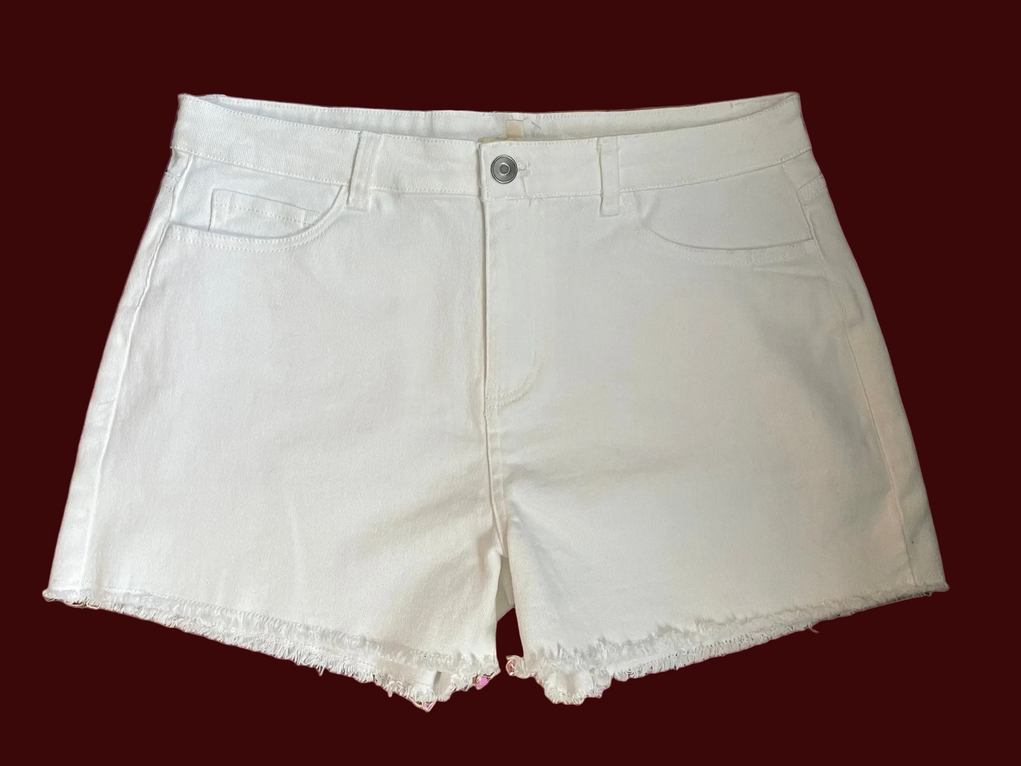 Peach Love Stretch Denim Shorts