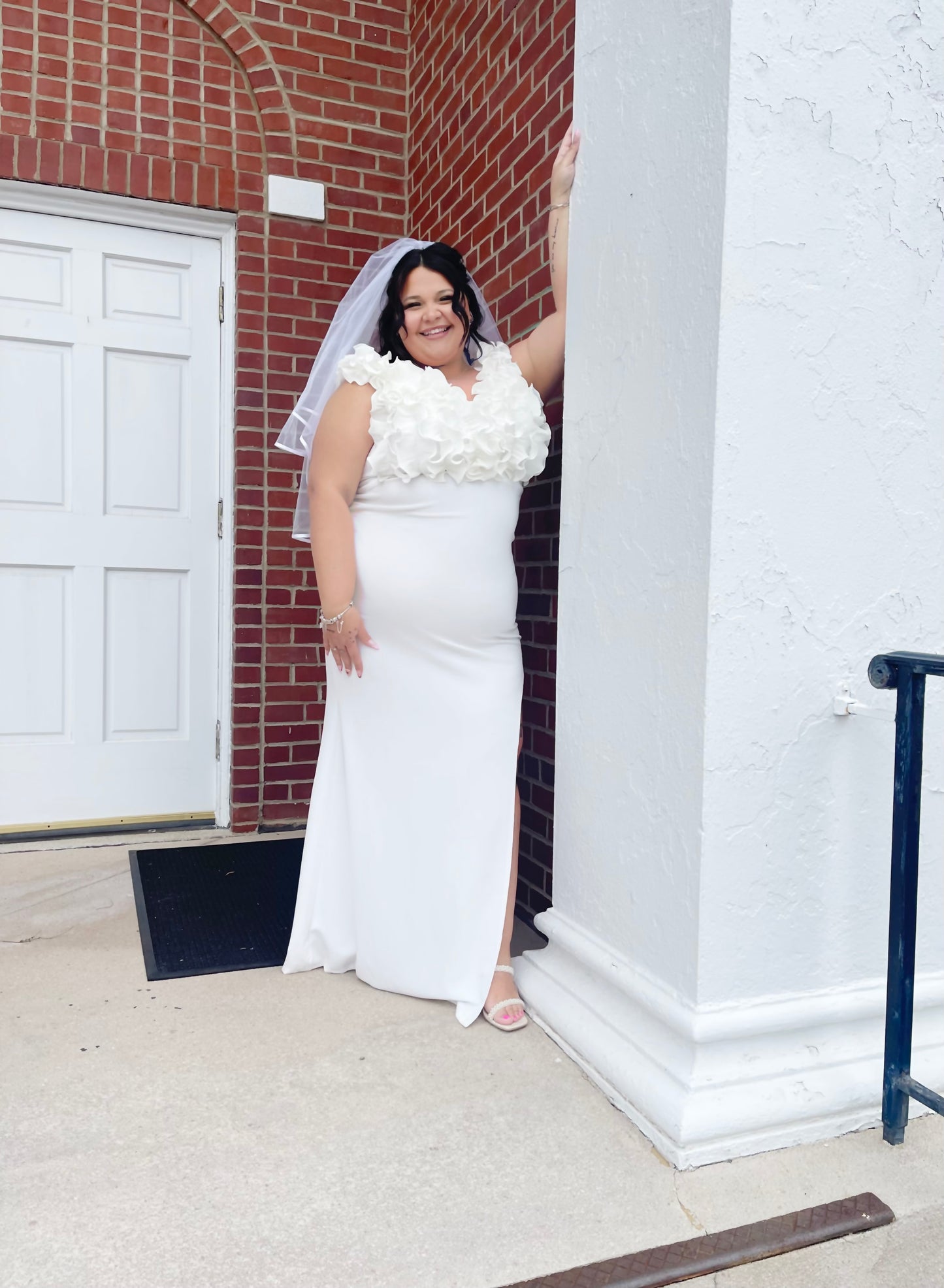 Church Bells Ruffled Maxi Dress