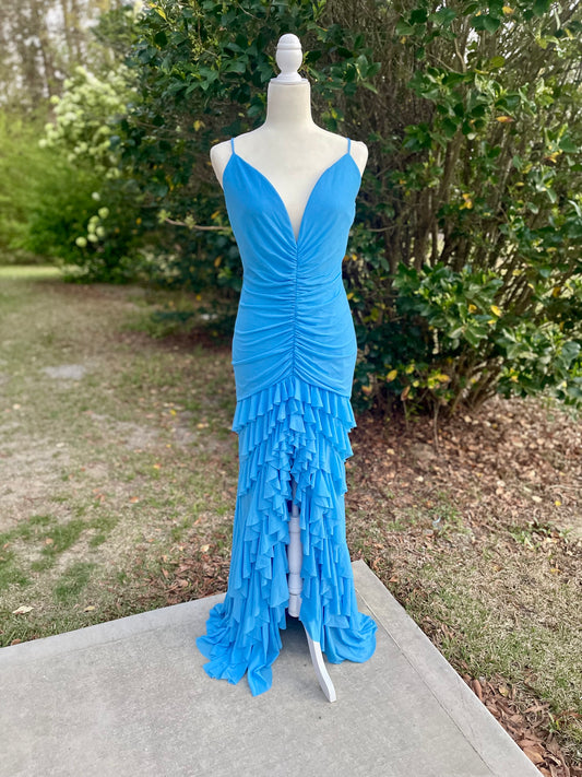 Minimalist Mesh Maxi Dress